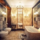 Chandeliers-in-a-Luxurious-Bathroom-Irina-Schastlivaya